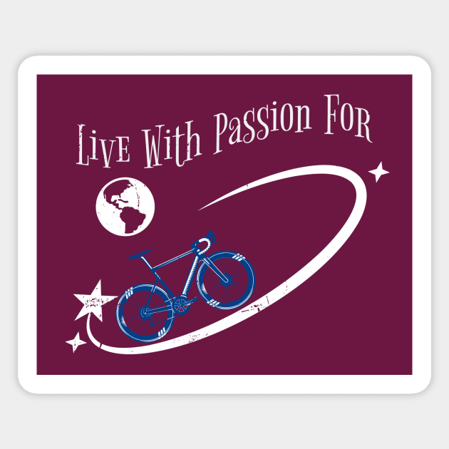 Live With Passion For Sticker by With Own Style